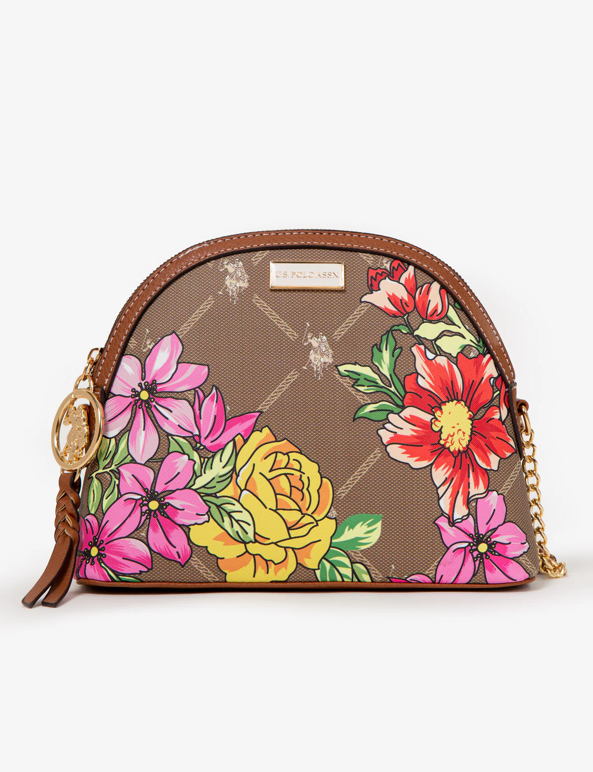 FLORAL SIGNATURE CROSSBODY BAG - Image 3