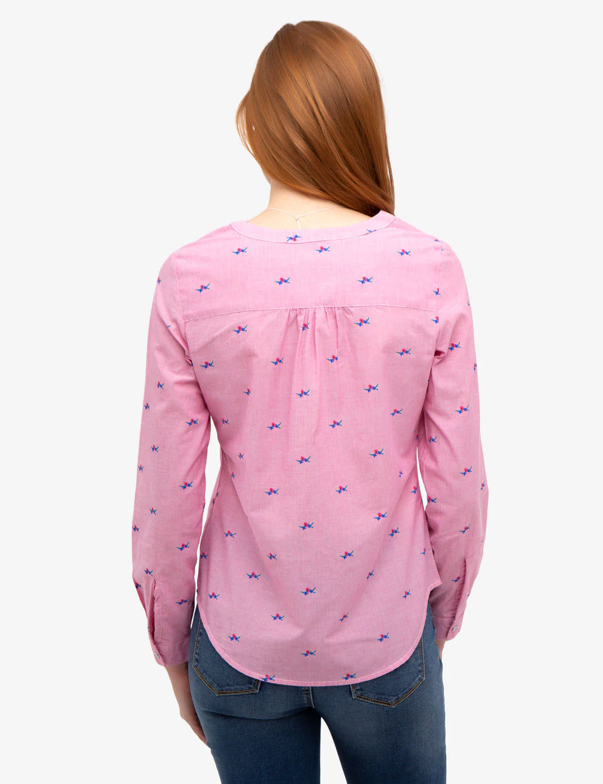 FLORAL STRIPED POPLIN SHIRT - Image 4