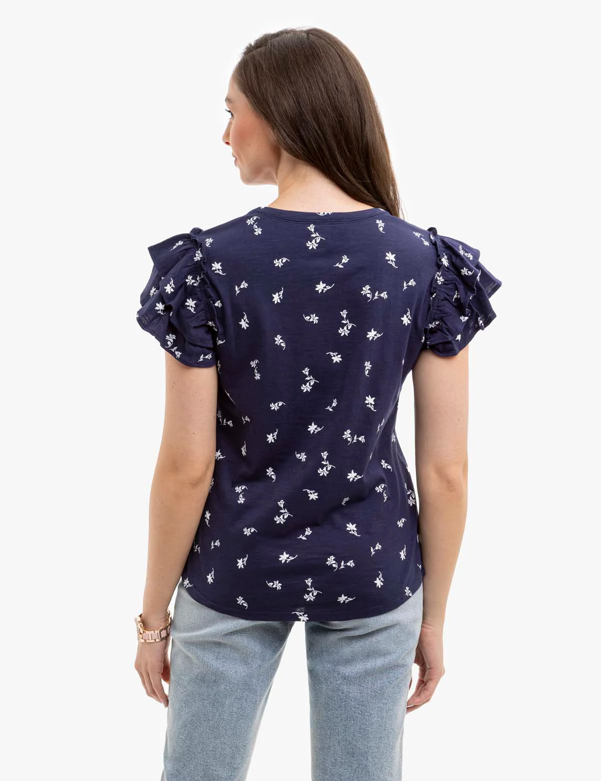 FLUTTER SLEEVE PRINTED T-SHIRT - Image 10