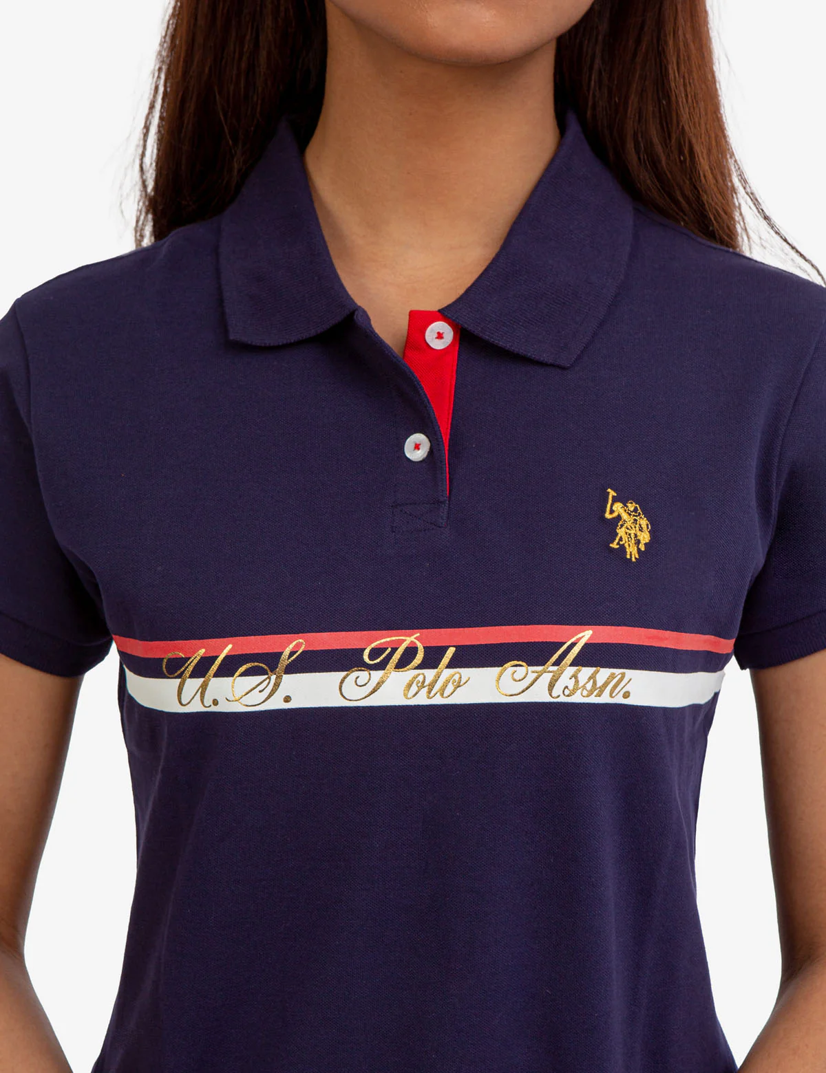 FOIL SCRIPT LOGO POLO SHIRT - Image 2