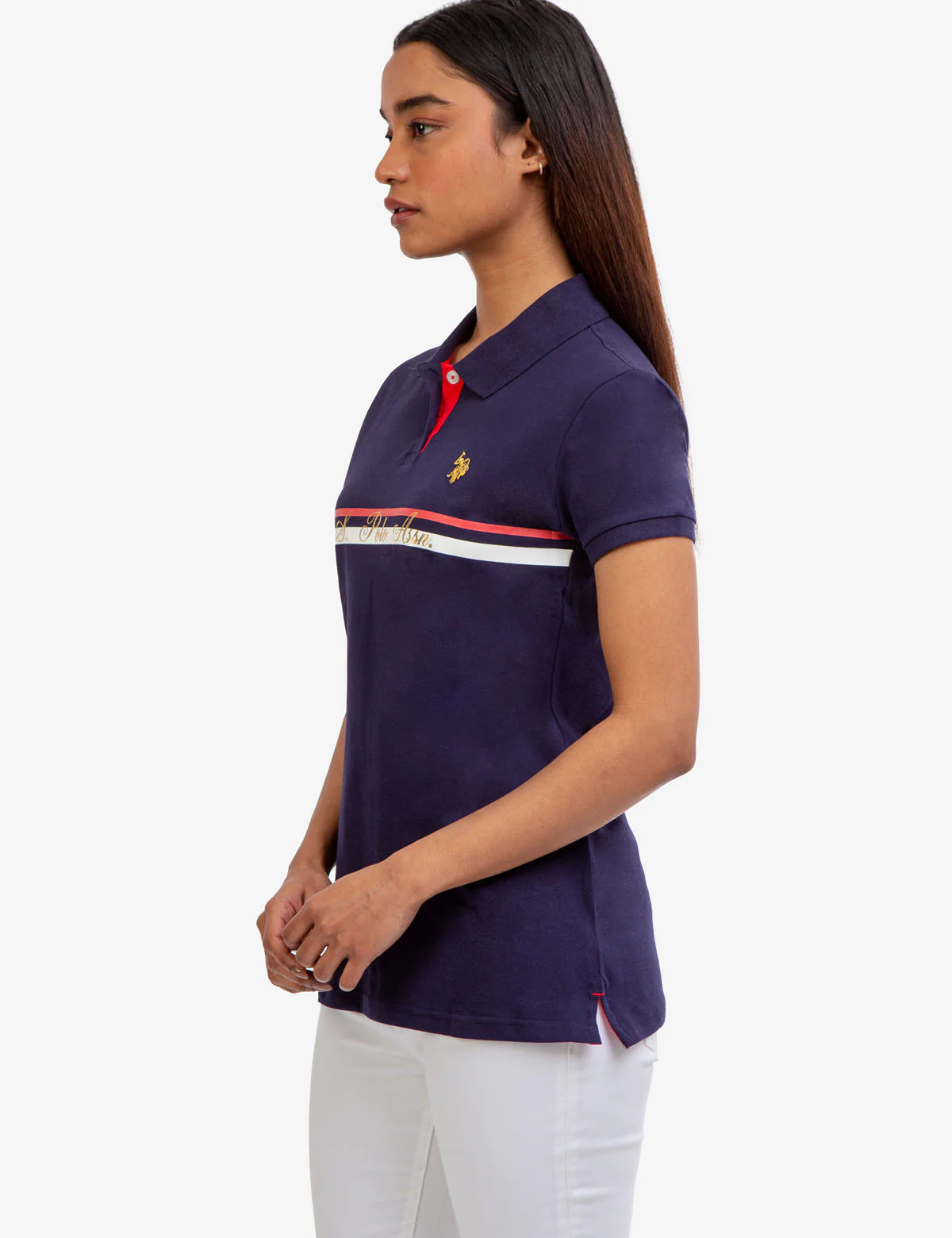 FOIL SCRIPT LOGO POLO SHIRT - Image 3
