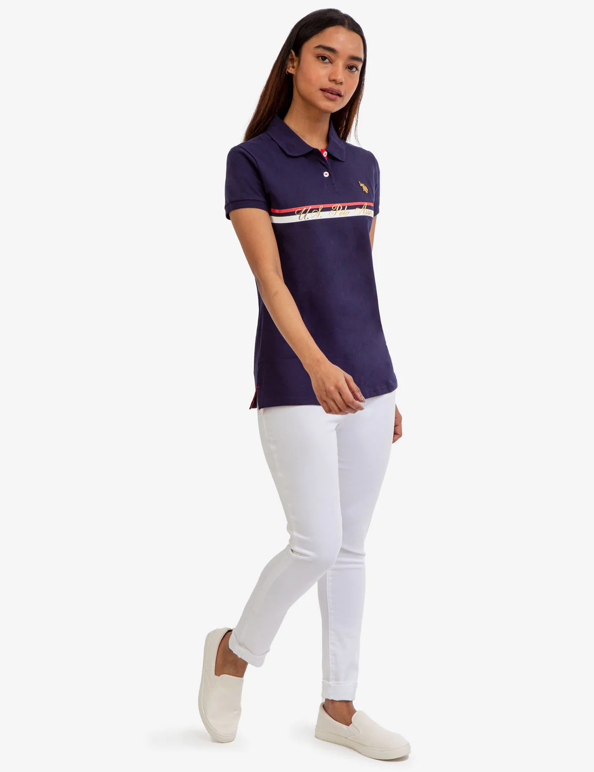FOIL SCRIPT LOGO POLO SHIRT - Image 5