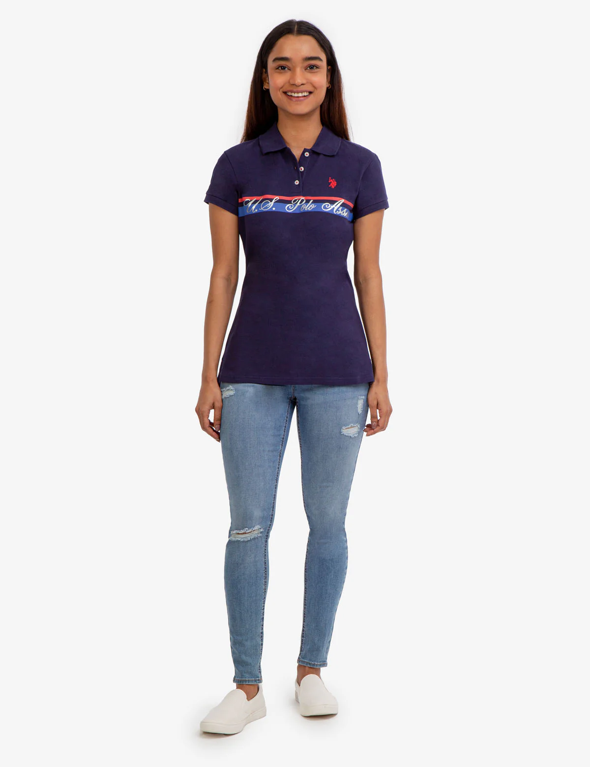 FOIL USPA PRINT POLO SHIRT - Image 2