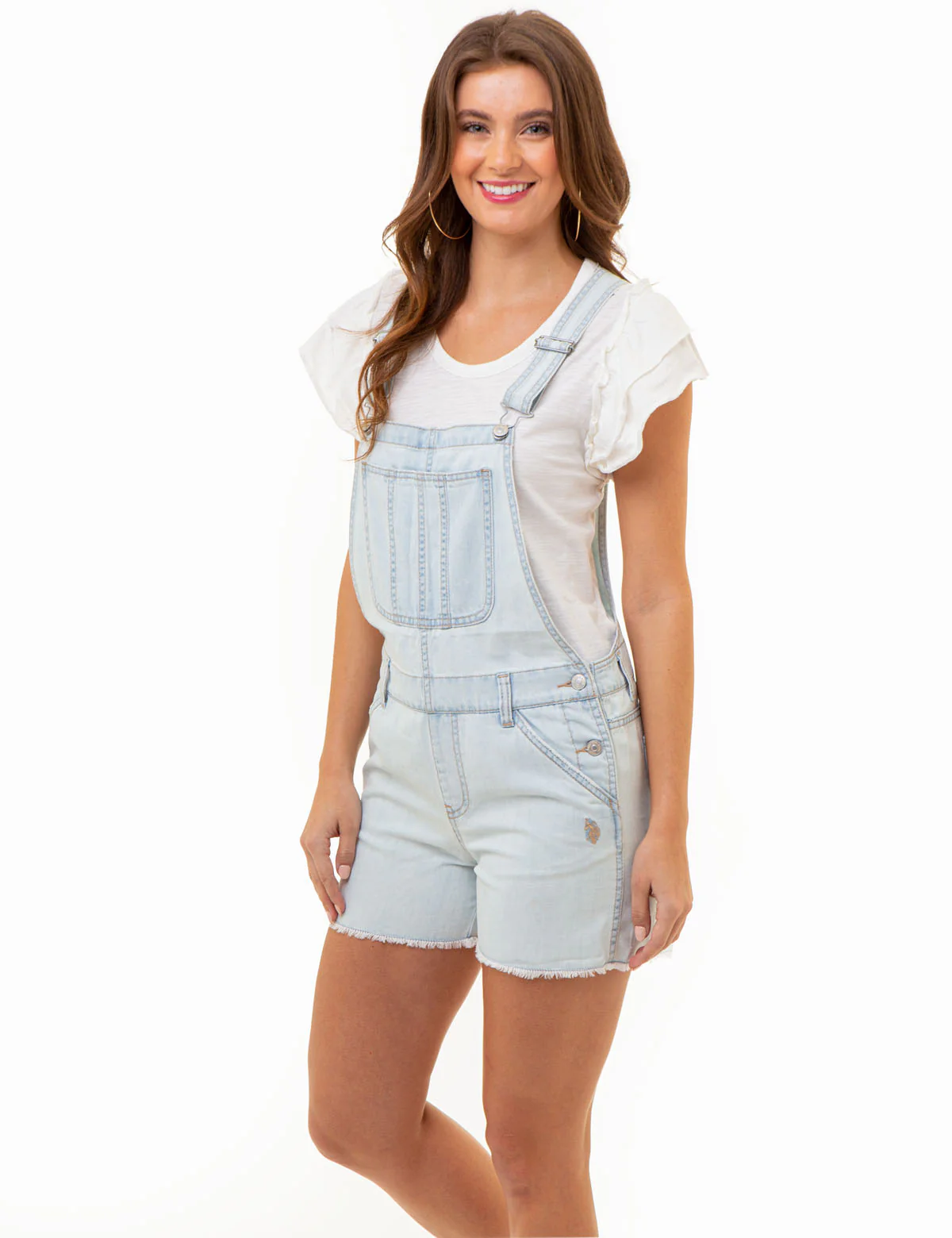 FRAY HEM SHORTALLS - Image 3