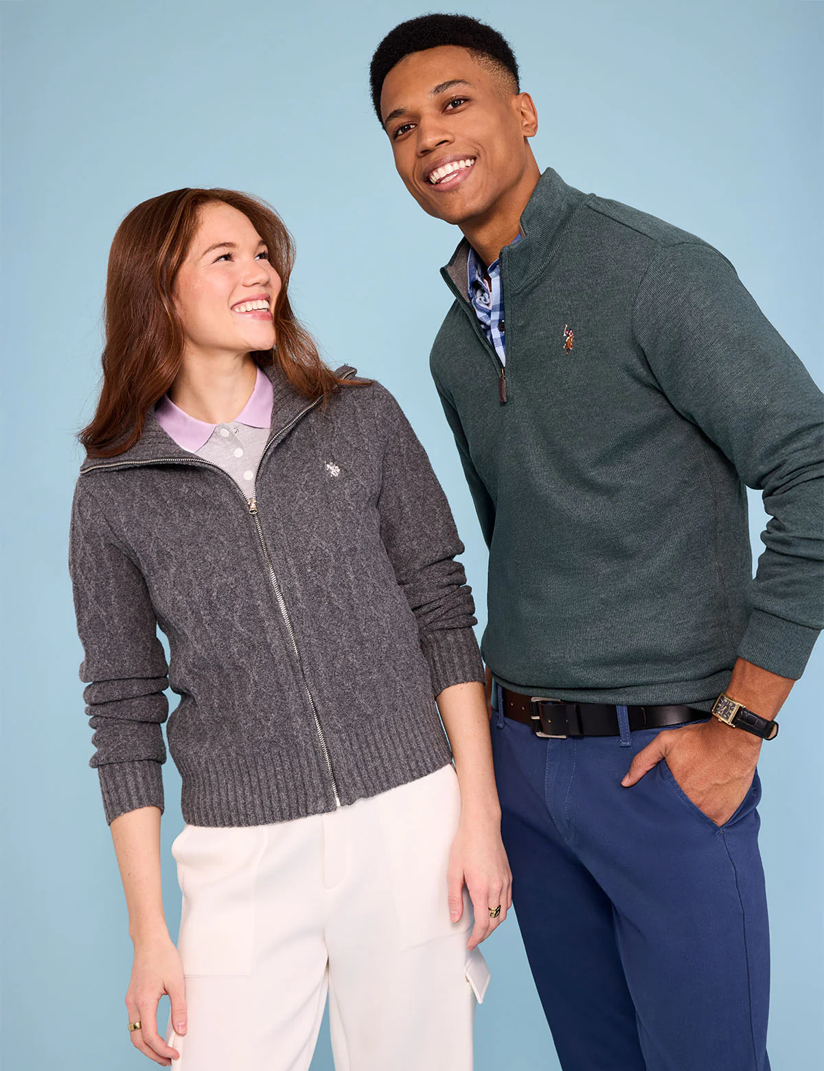 FULL ZIP CABLE SWEATER - Image 6