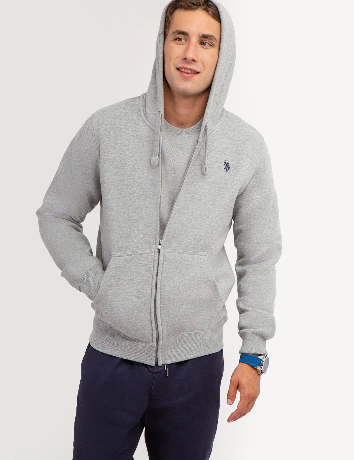 FULL ZIP LINED HOODIE - Image 2
