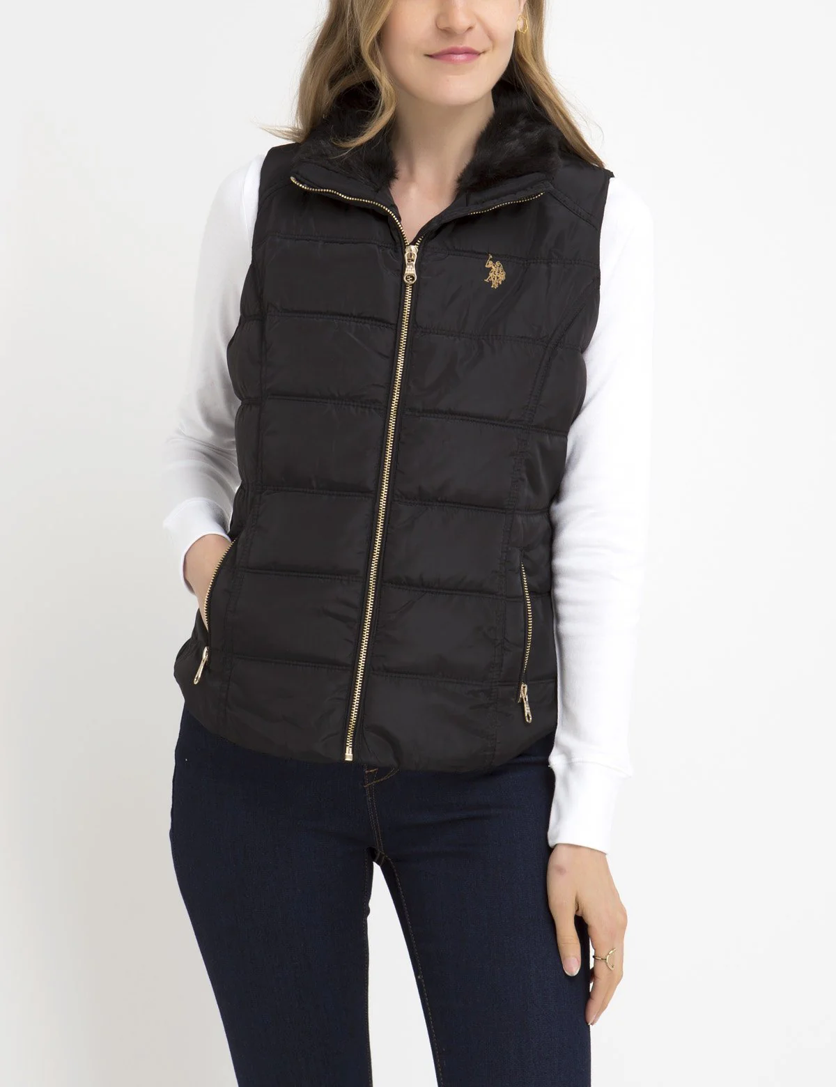 FUR COLLAR VEST - Image 20