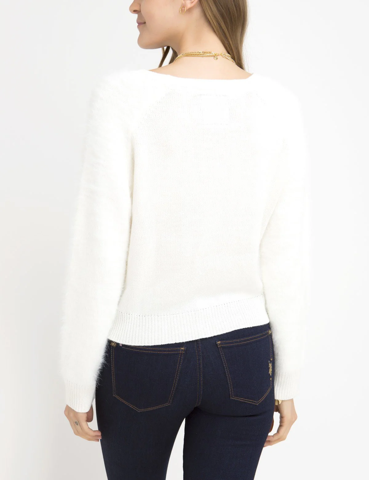 FUZZY MIXED STITCH SWEATER - Image 13