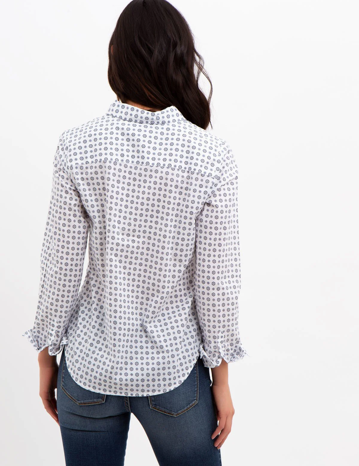 GEO FLORAL PRINTED TOP - Image 3