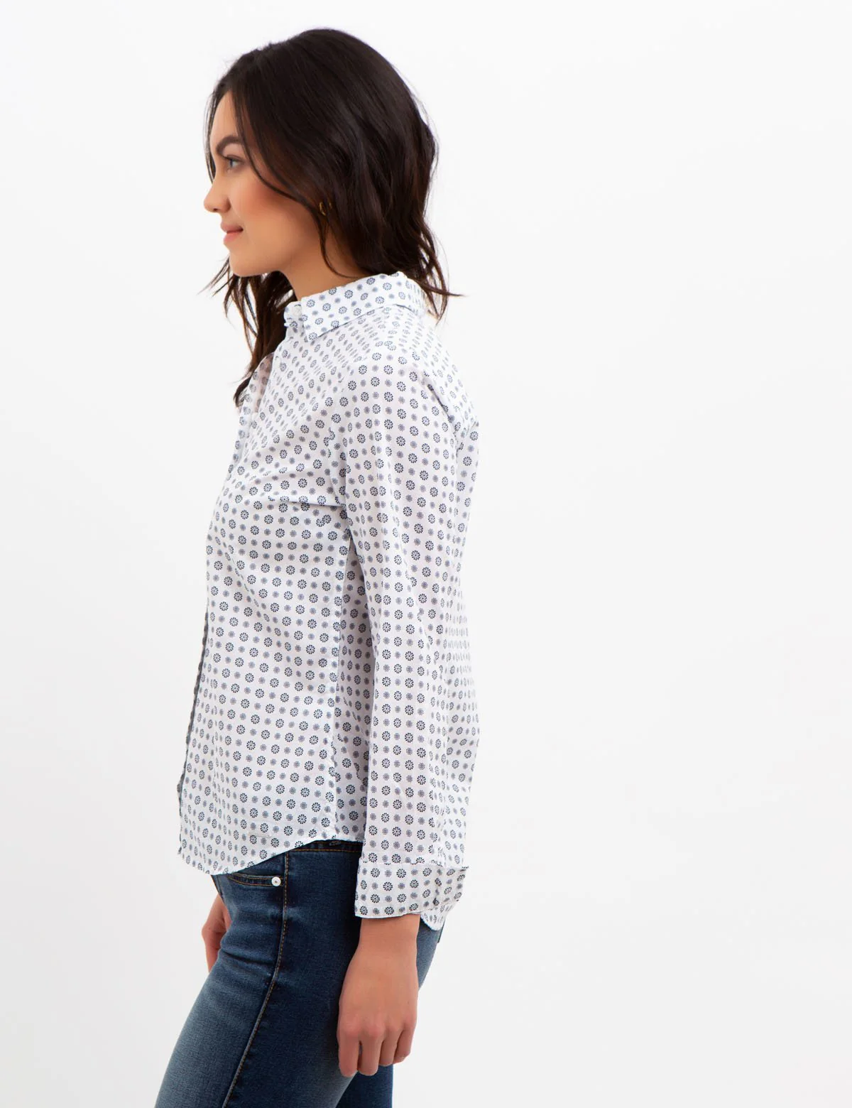 GEO FLORAL PRINTED TOP - Image 5