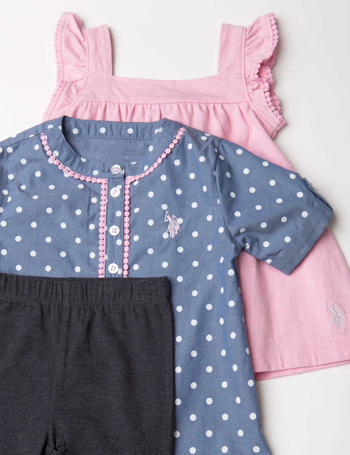 GIRLS 3 PIECE SET - SHIRT, TANK & LEGGINGS - Image 5