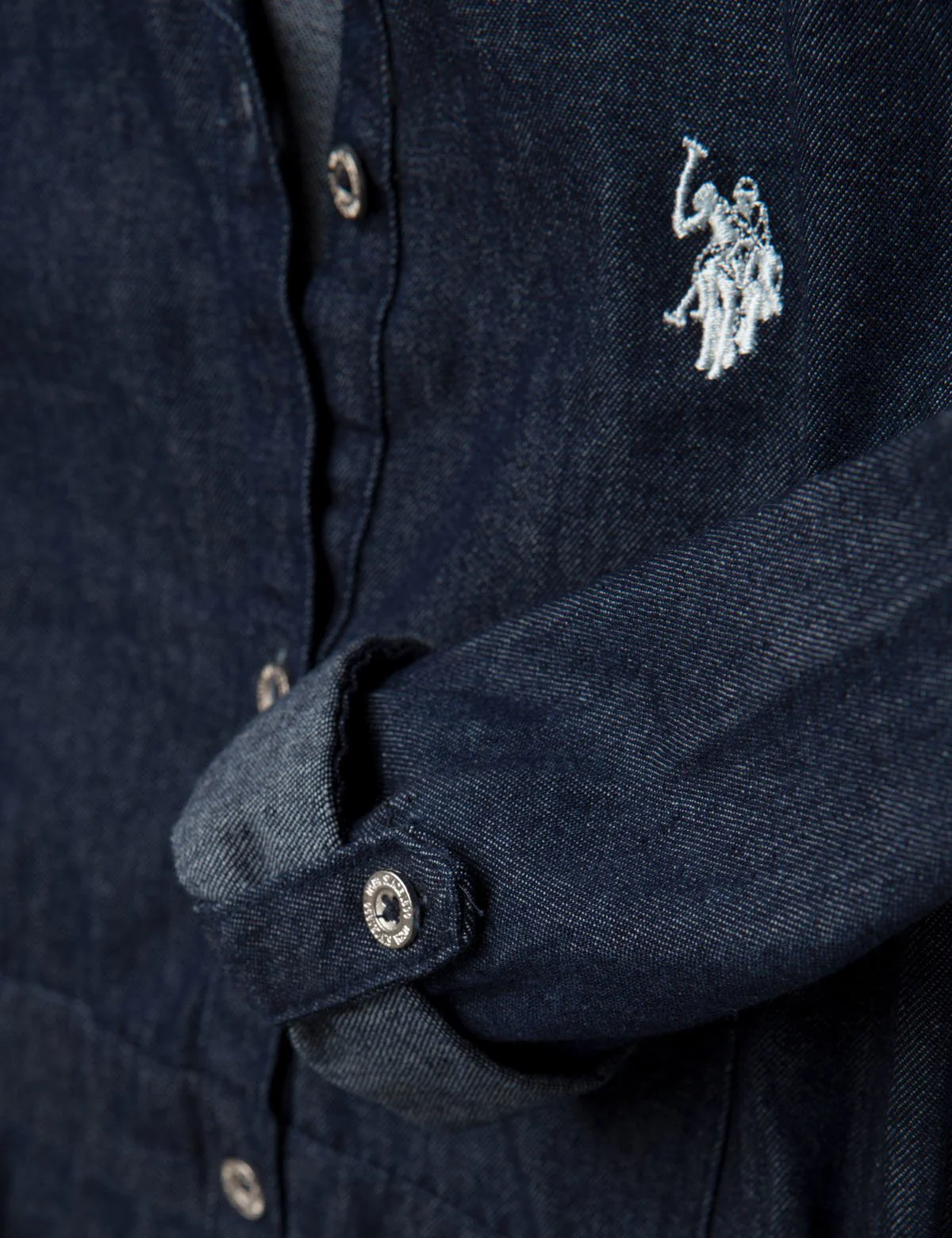 GIRLS LACE & DENIM DRESS - Image 2