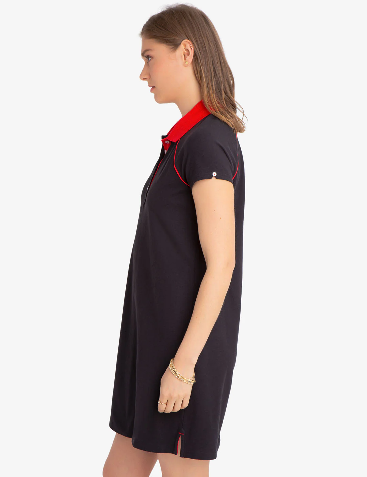 GOLD LOGO POLO DRESS - Image 2