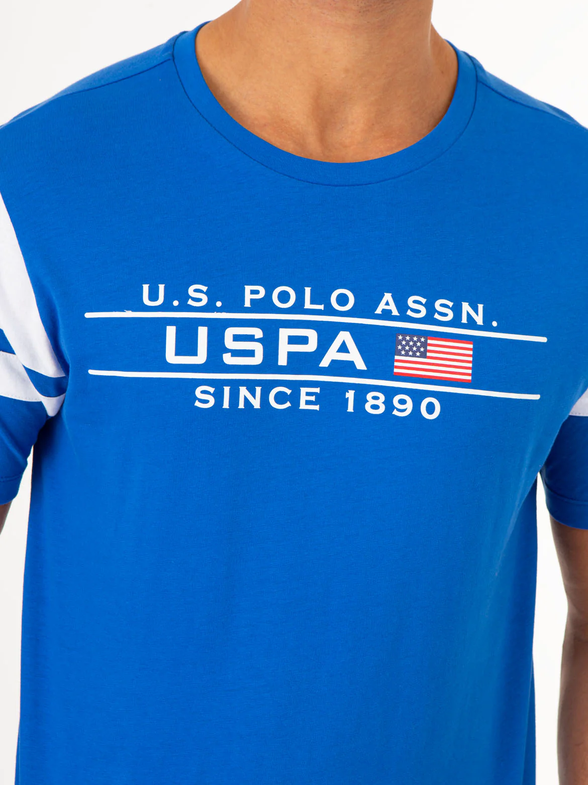 GRAPHIC PRINT USPA COLORBLOCK JERSEY T-SHIRT - Image 2