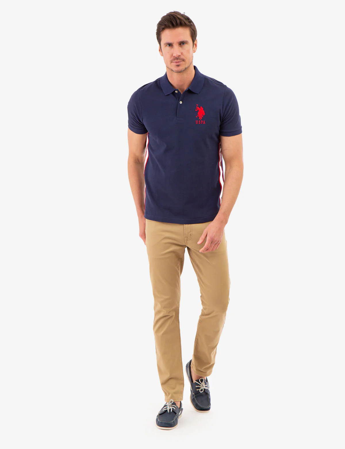 GRAPHIC TRIM PIQUE POLO SHIRT - Image 10
