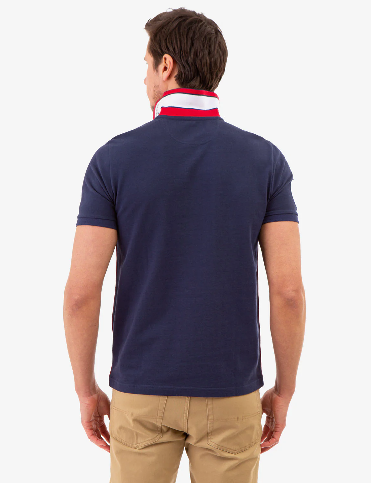 GRAPHIC TRIM PIQUE POLO SHIRT - Image 12