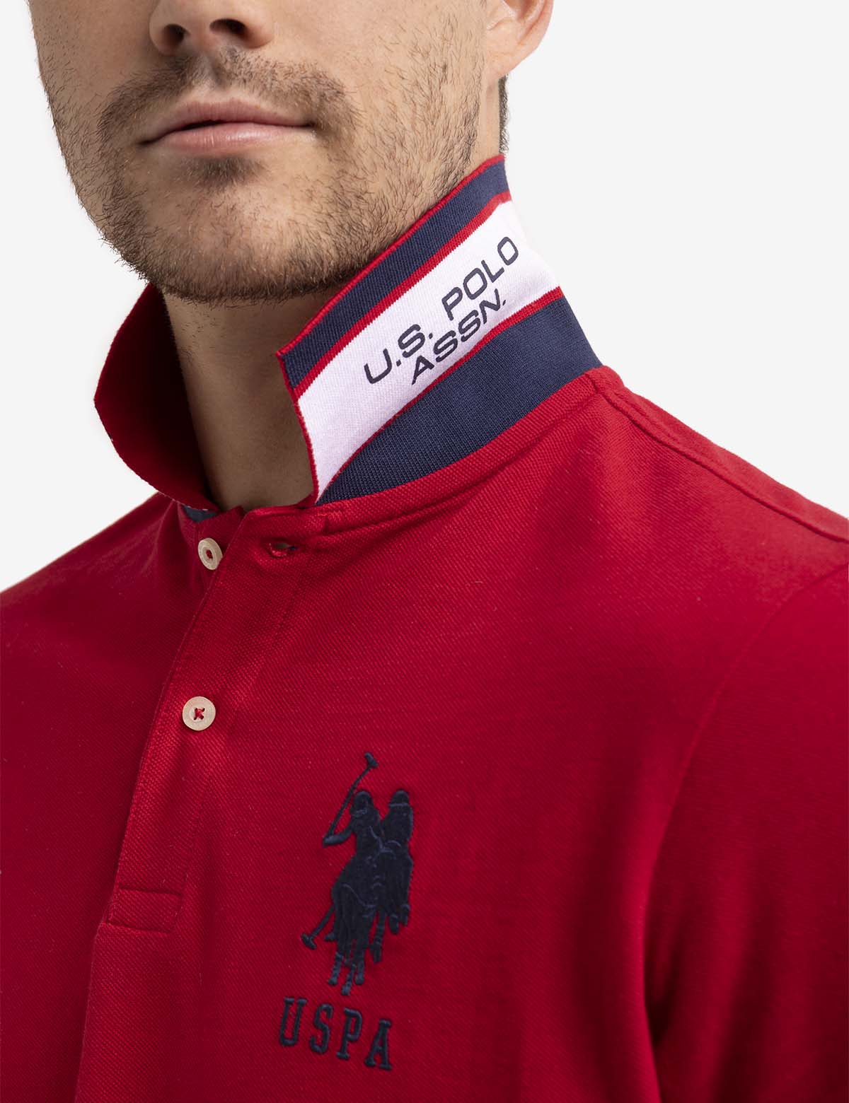 GRAPHIC TRIM PIQUE POLO SHIRT - Image 2