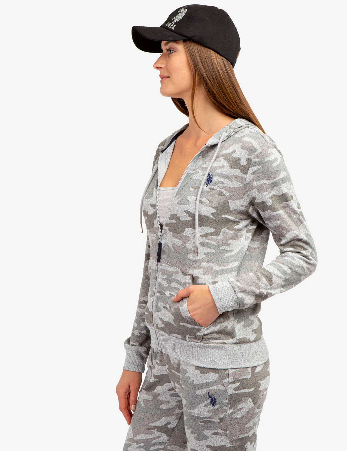 HACCI ZIP UP CAMO HOODIE - Image 3