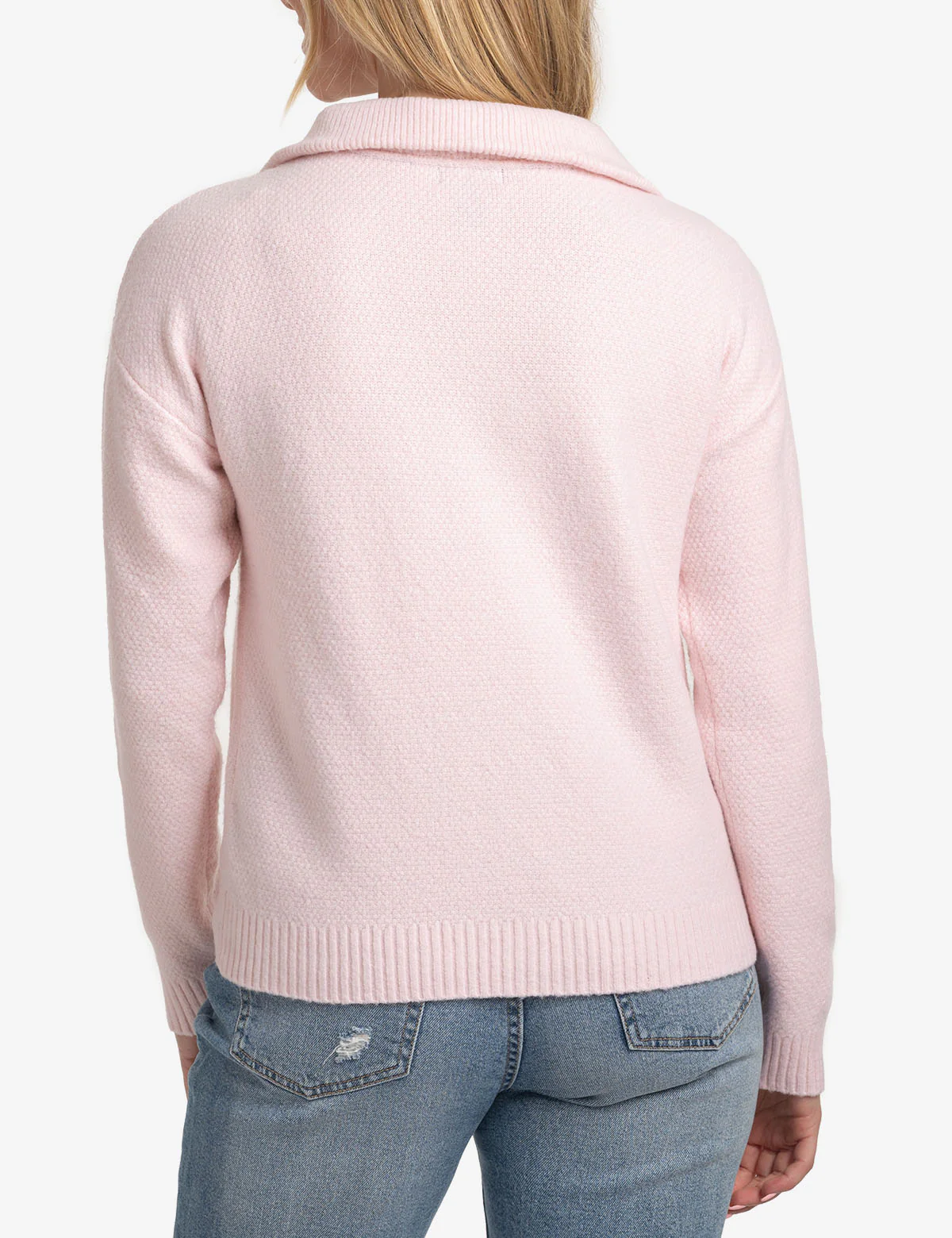 QUARTER ZIP CABLE SWEATER - Image 12