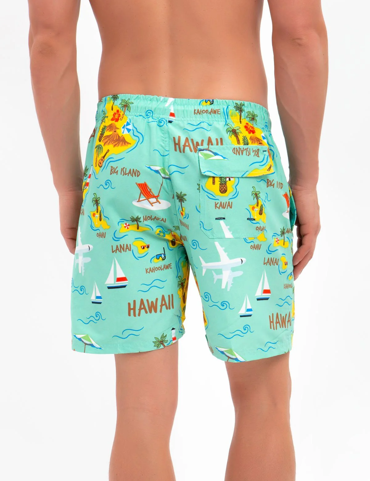 HAWAII MAP SWIM TRUNKS - Image 4