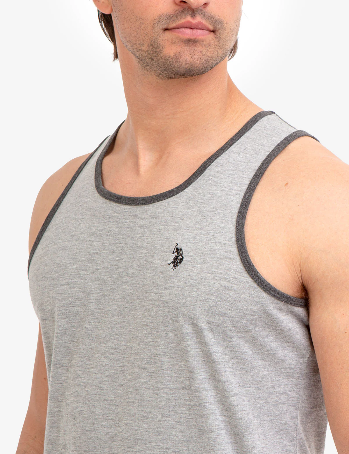 HEATHERED RINGER TANK TOP - Image 2