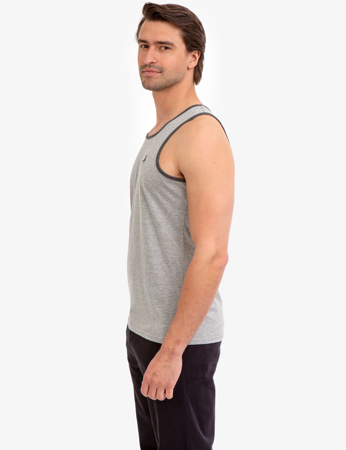HEATHERED RINGER TANK TOP - Image 4
