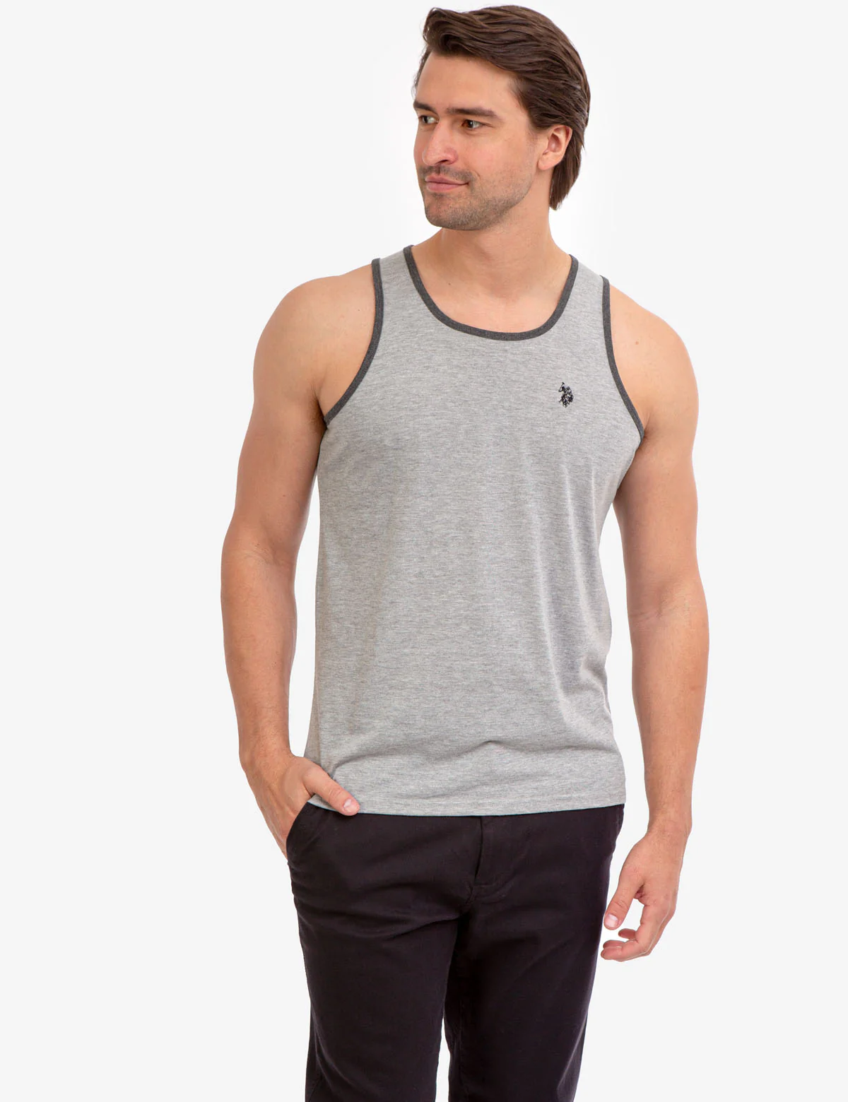 HEATHERED RINGER TANK TOP - Image 5