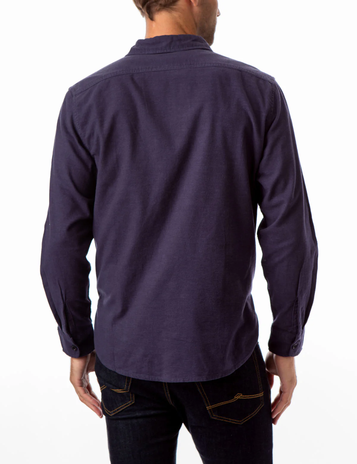 HEAVY BRUSHED CANVAS OVERSHIRT - Image 4