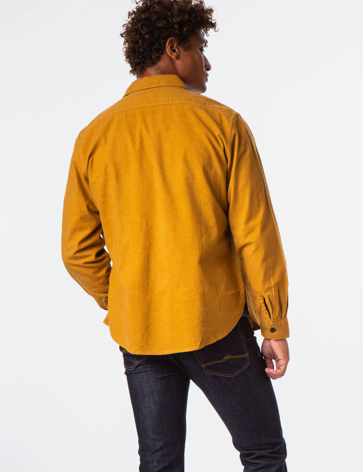 HEAVY BRUSHED CANVAS OVERSHIRT - Image 9