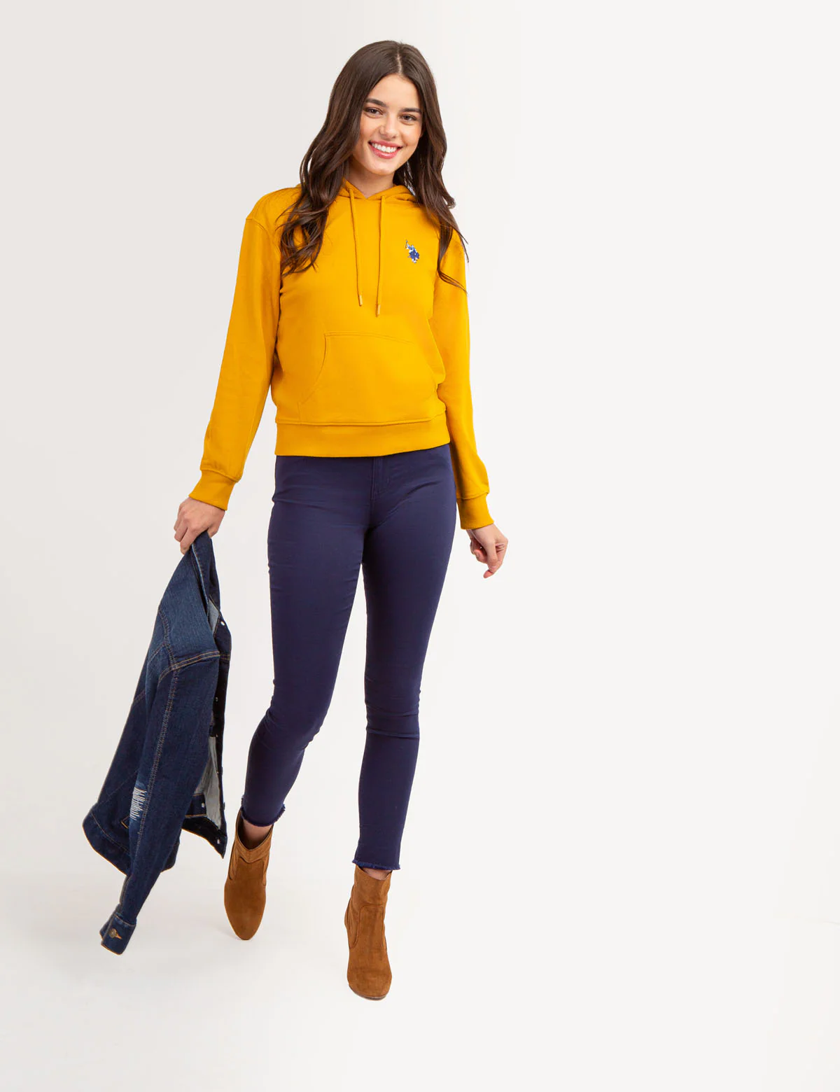 HIGH LOW MULTI TONAL LOGO HOODIE - Image 14