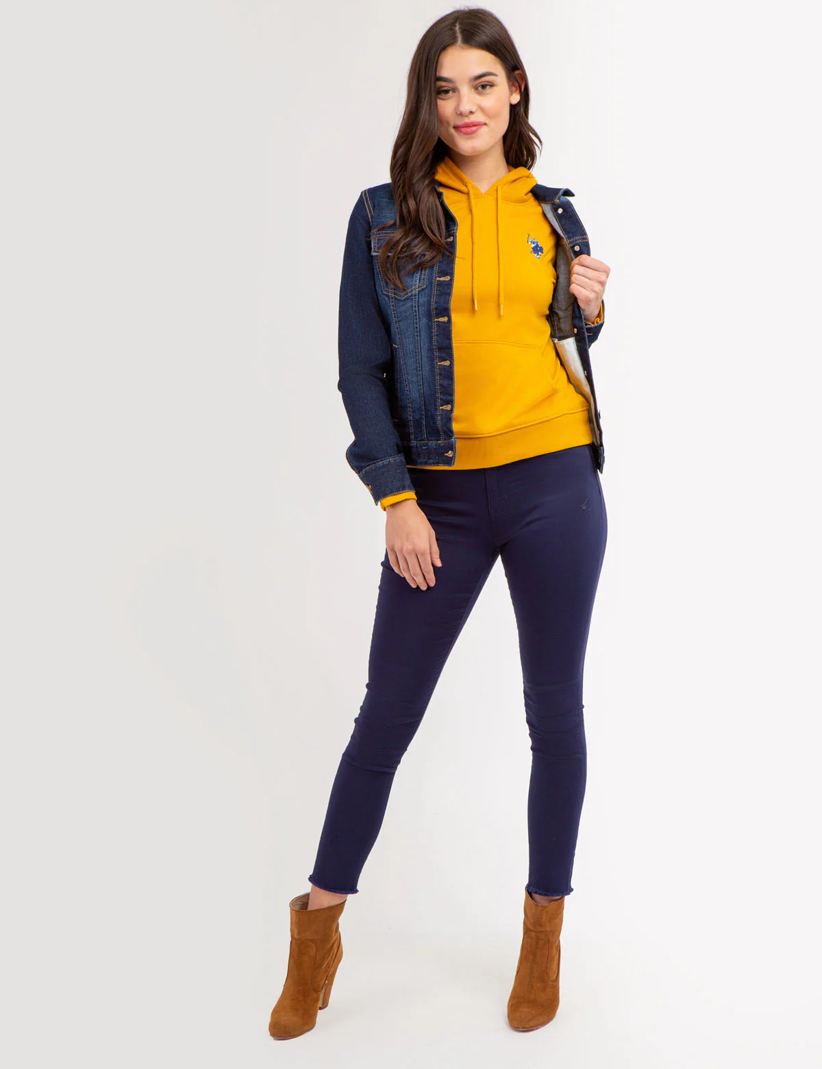 HIGH LOW MULTI TONAL LOGO HOODIE - Image 16