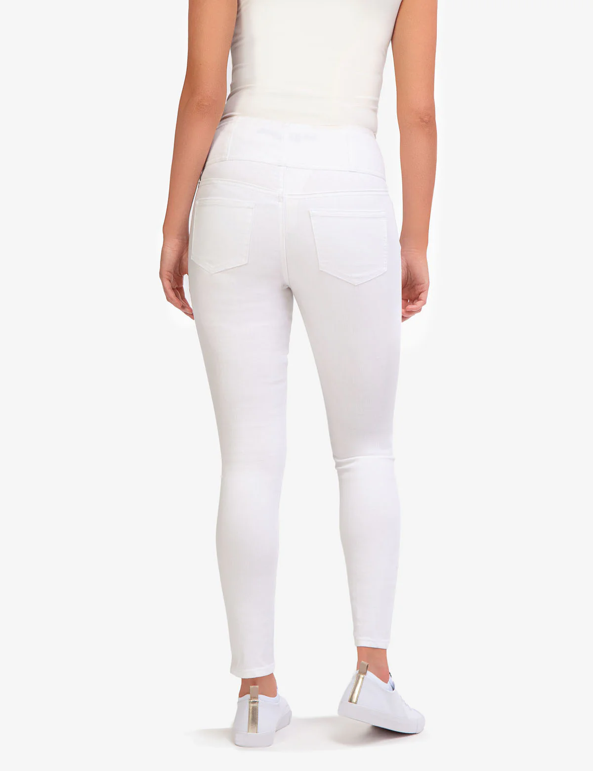 HIGH RISE CORSET SKINNY JEANS - Image 4