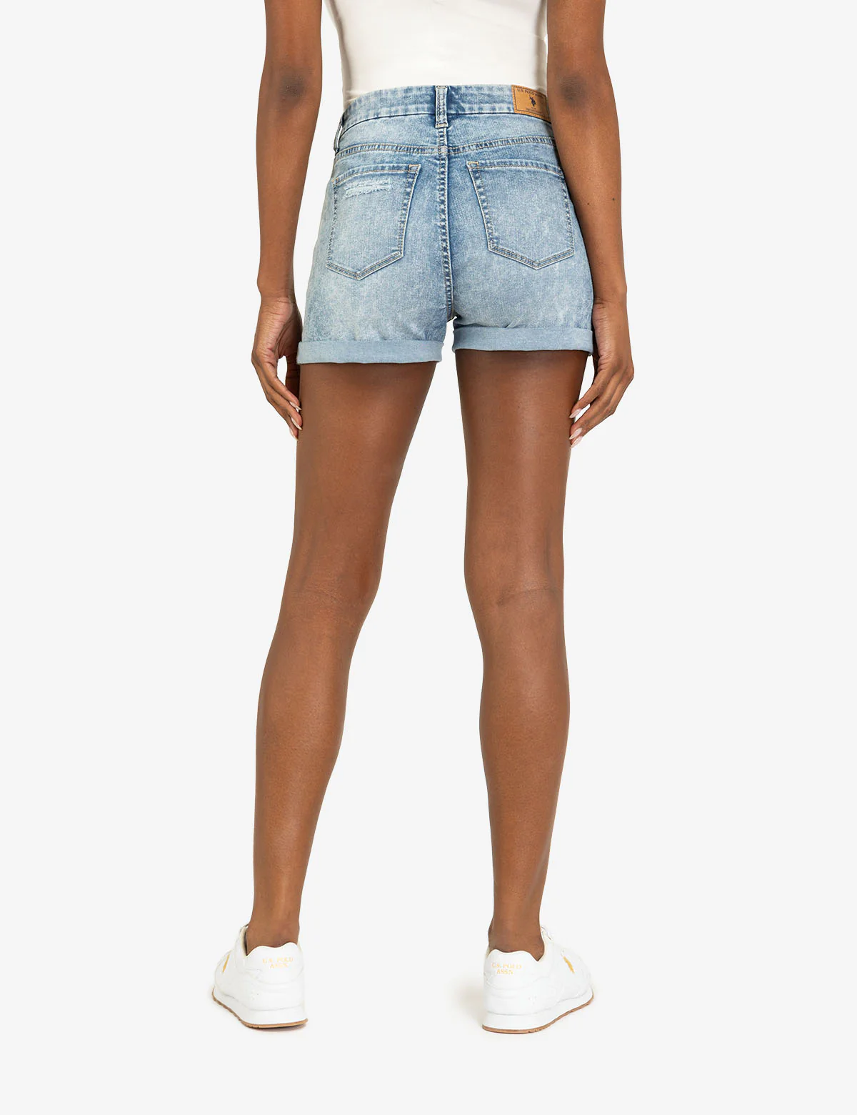 HIGH RISE CURVY CUFF SHORT - Image 4