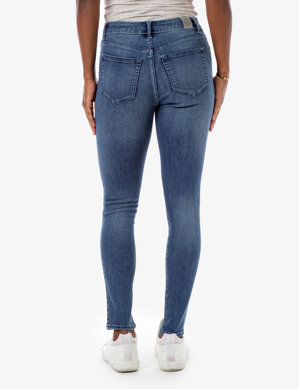 REPREVE® HIGH RISE LACE UP JEANS - Image 3