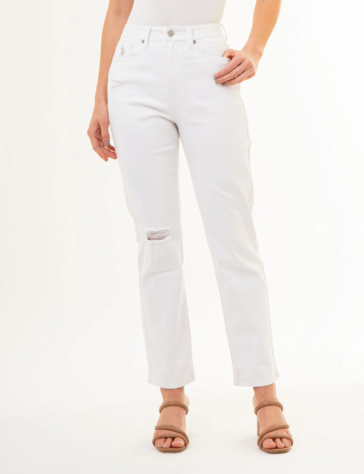HIGH RISE VINTAGE STRAIGHT JEANS - Image 2