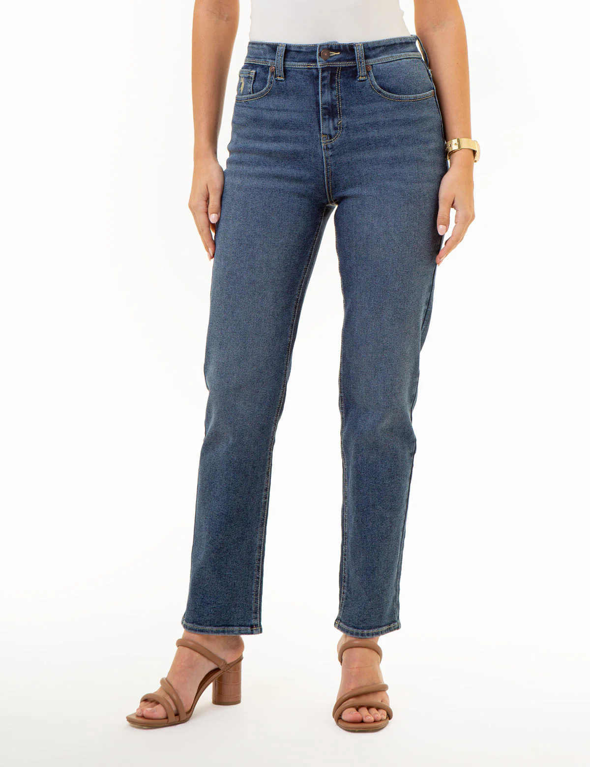 HIGH RISE VINTAGE STRAIGHT JEANS