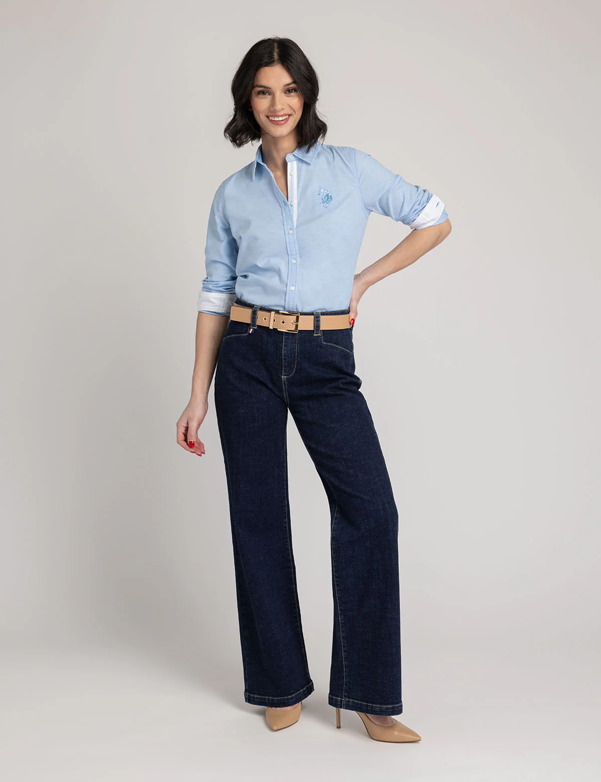HIGH RISE WIDE LEG TROUSER - Image 2