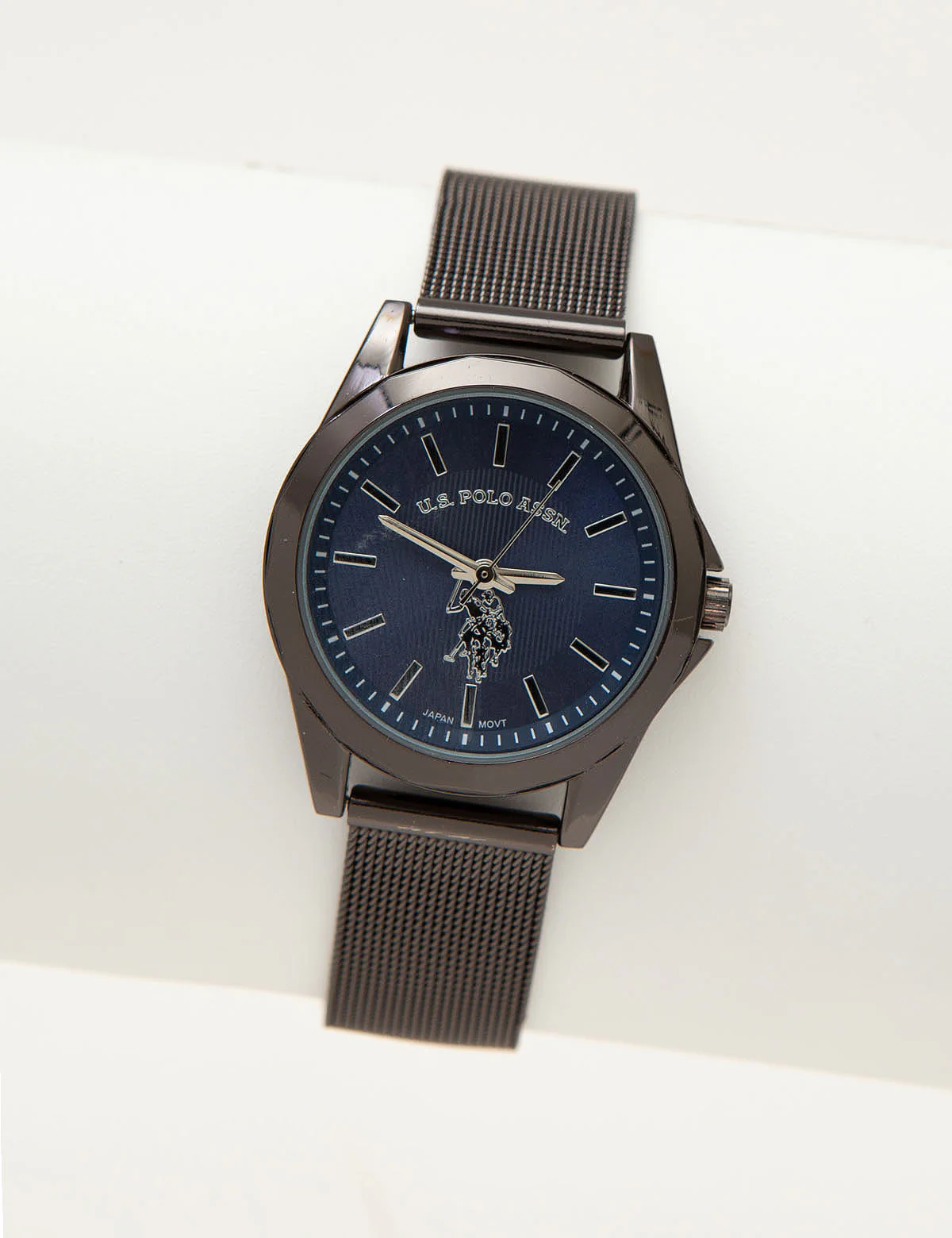 HIS AND HERS BLACK MESH WATCH SET - Image 2