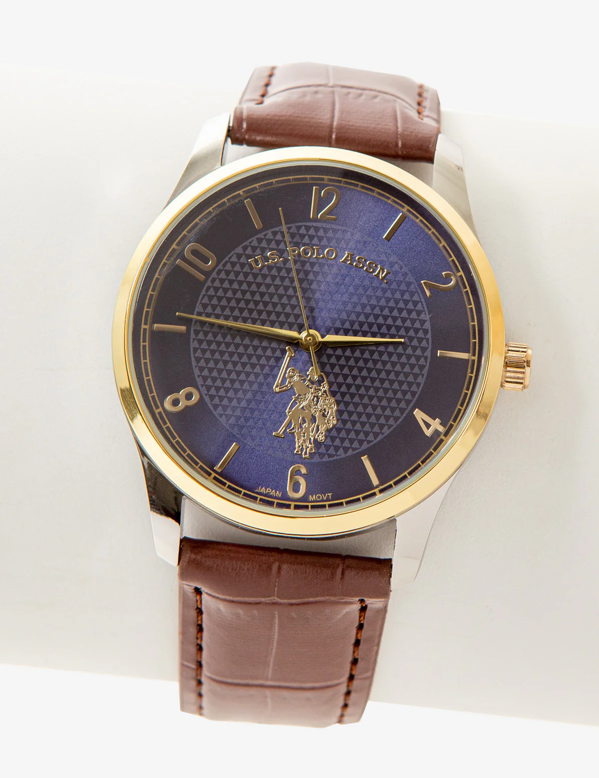 HIS AND HERS BROWN STRAP BLUE DIAL WATCH SET - Image 2