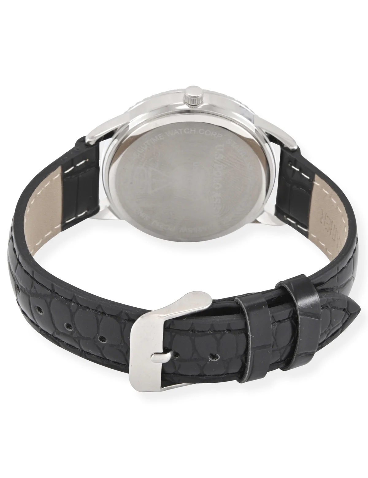 HIS AND HERS CLASSIC BLACK STRAP WATCH SET - Image 4