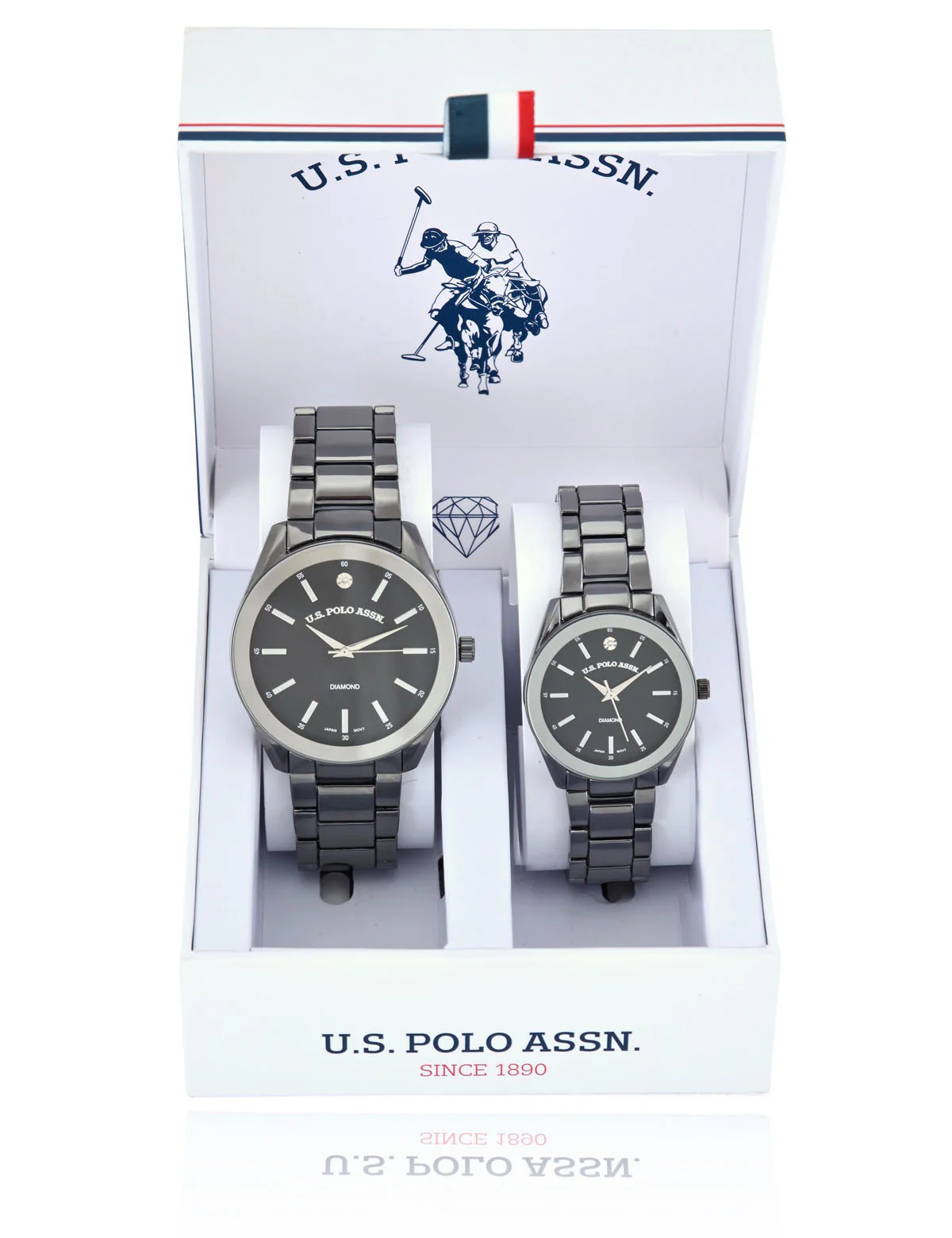 HIS AND HERS CLASSIC LINK WATCH SET