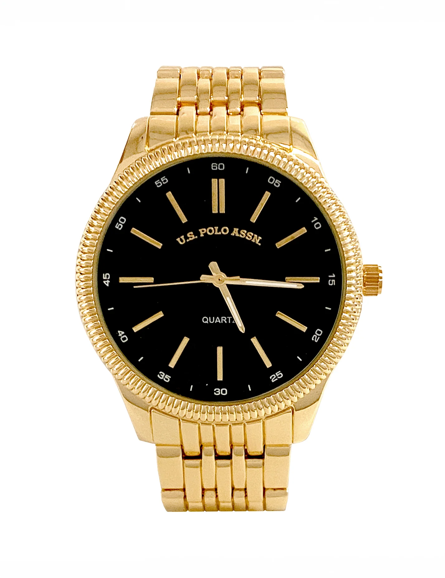 HIS AND HERS GOLD LINK WATCH SET - Image 2