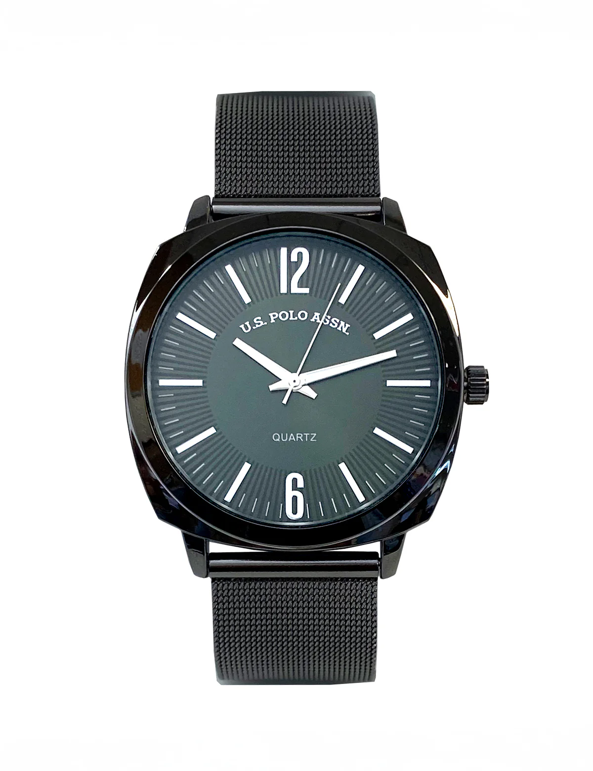 HIS AND HERS GUNMETAL MESH STRAP WATCH SET - Image 2