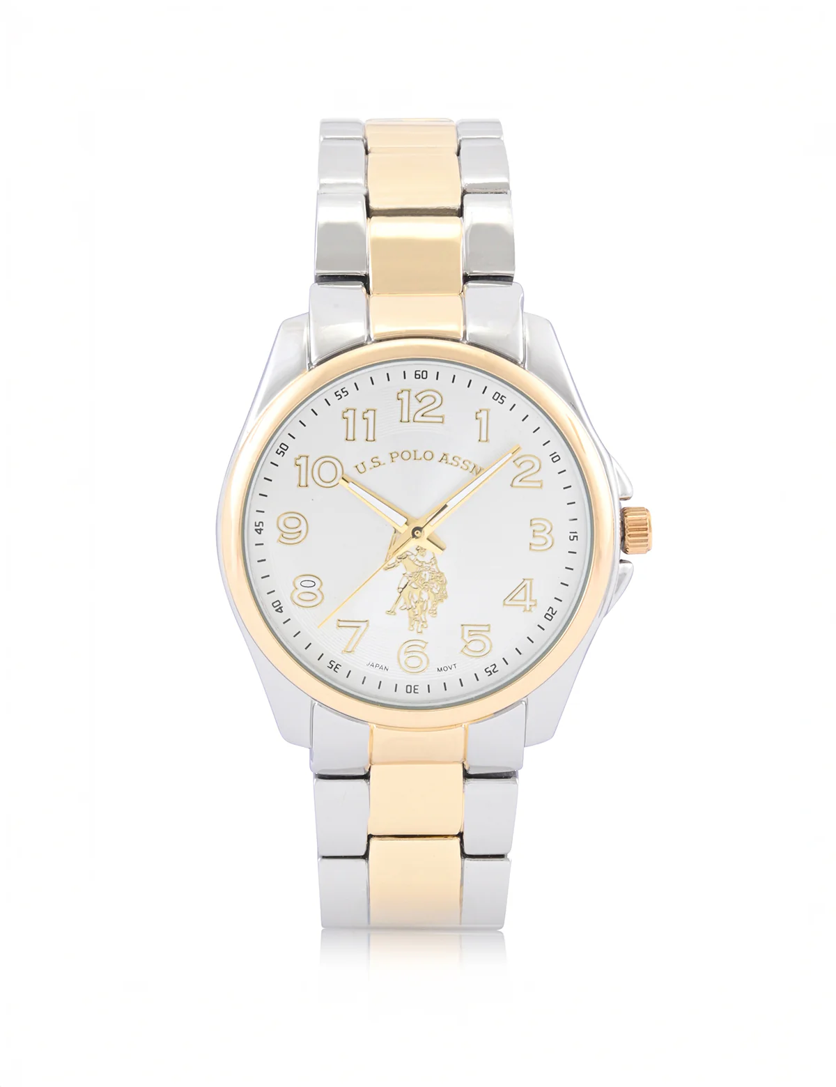 HIS AND HERS SILVER AND GOLD LINK WATCH SET - Image 5