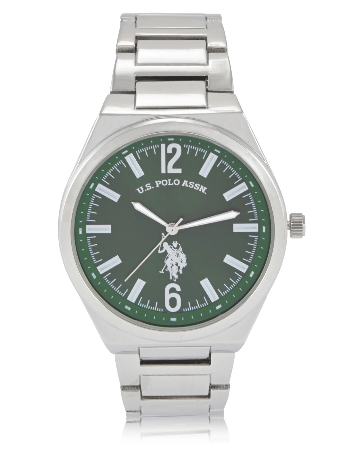HIS AND HERS SILVER LINK WATCH SET - Image 3