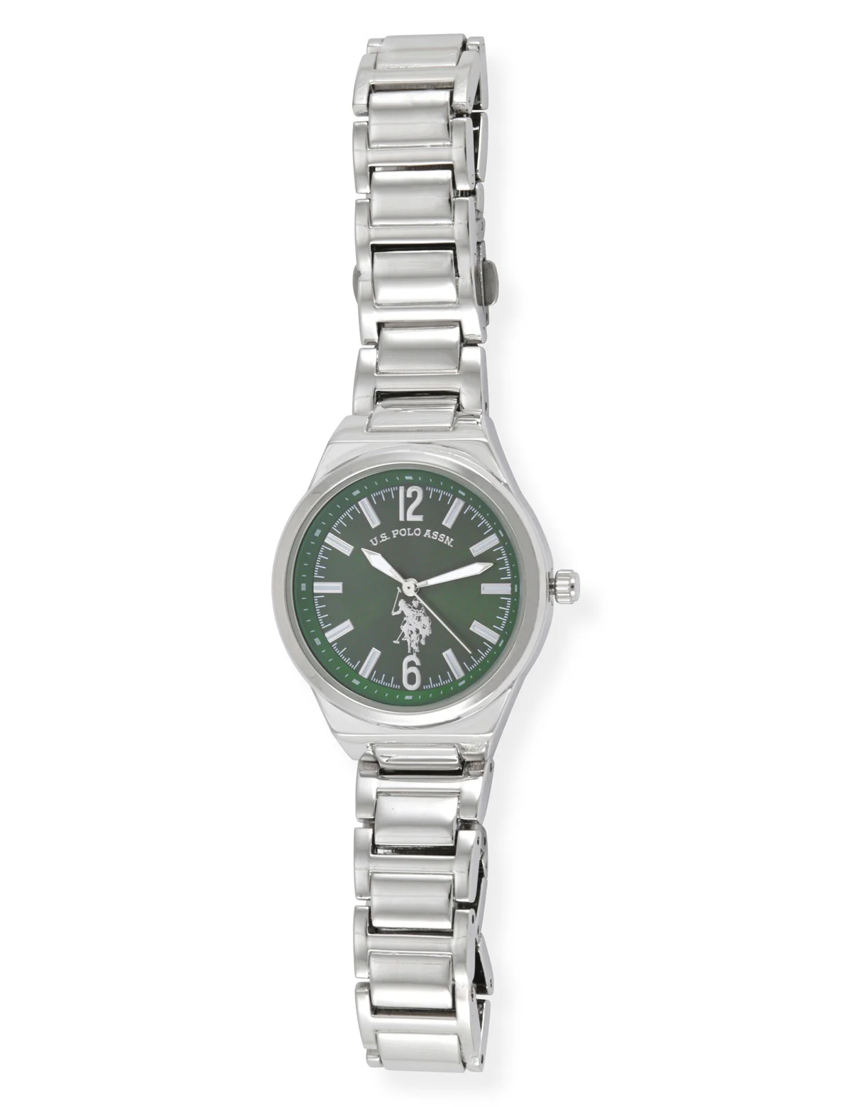 HIS AND HERS SILVER LINK WATCH SET - Image 4