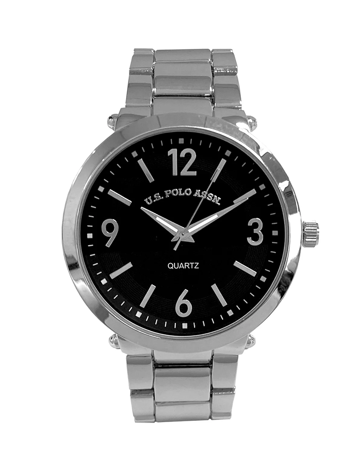 HIS AND HERS SILVER LINK WATCH SET - Image 2