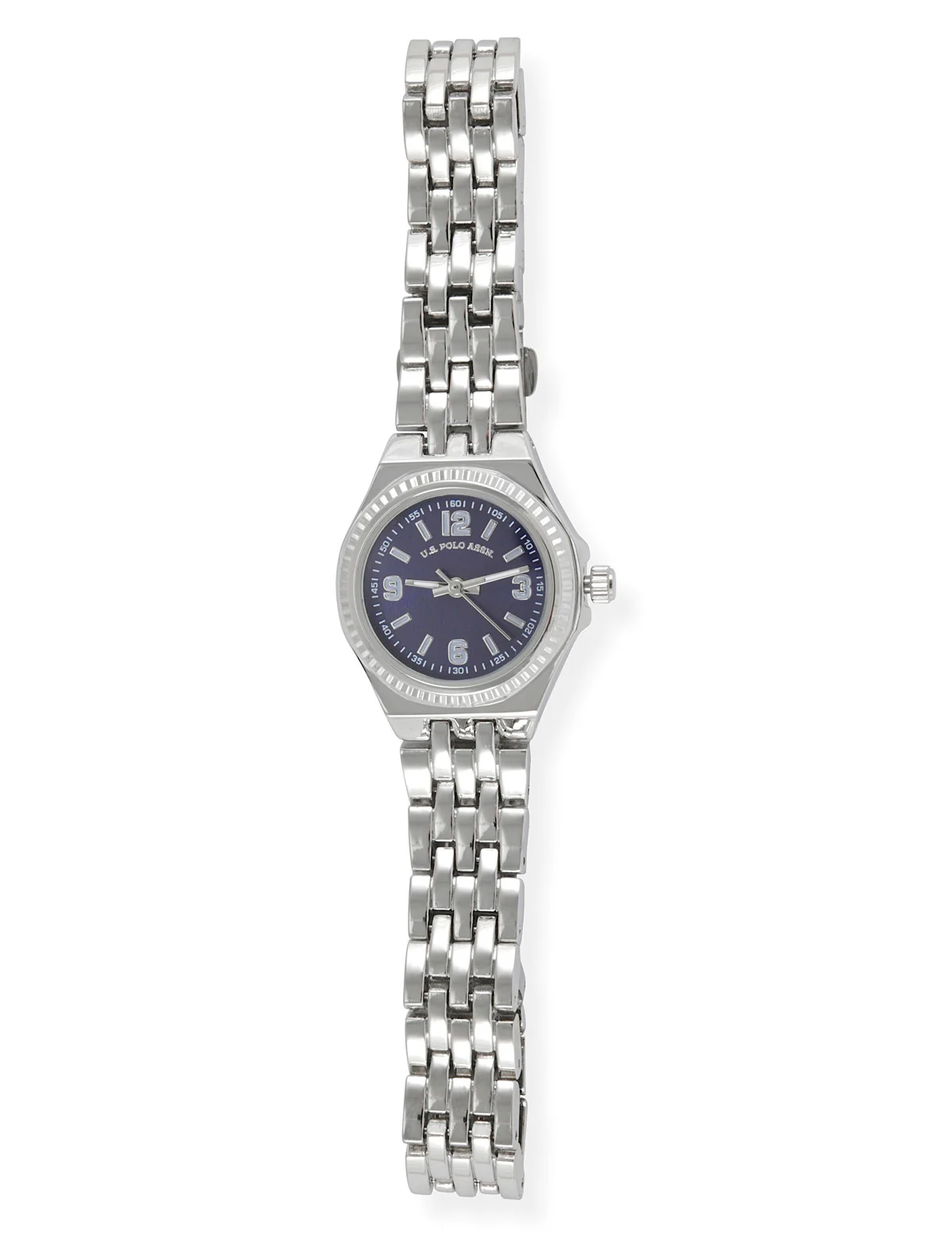 HIS AND HERS SILVER LINK WATCH SET - Image 3