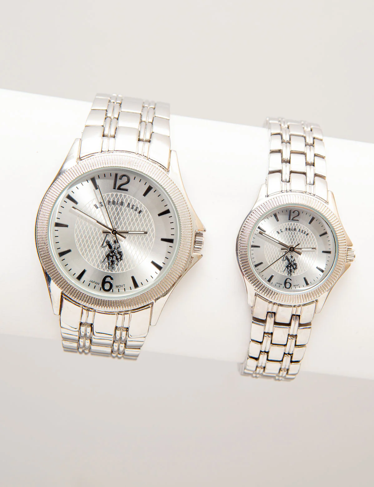 HIS AND HER'S SILVERTONE WATCH SET - Image 2