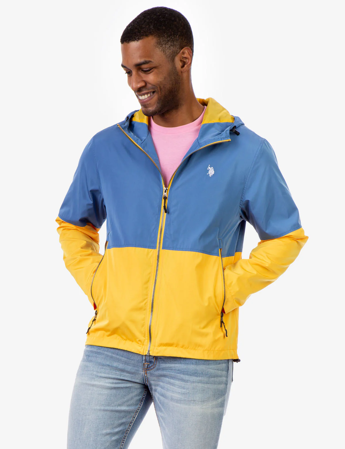 HOODED COLORBLOCK WINDBREAKER - Image 11